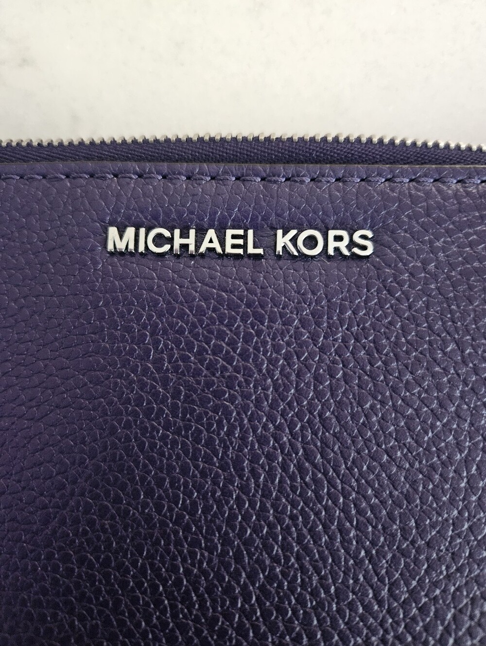 Michael Kors Leather Wristlet Clutch - Picture 2 of 7